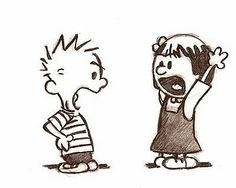 calvin arguing
